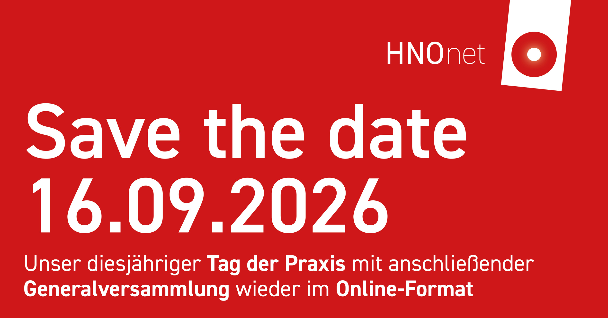 Save the date Praxistag 2026